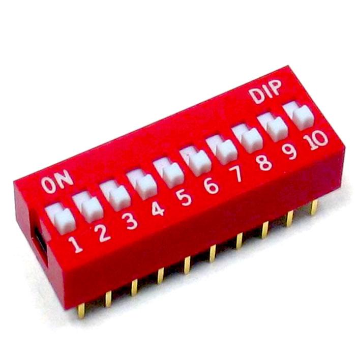 10-Position DIP Switch - Image 1