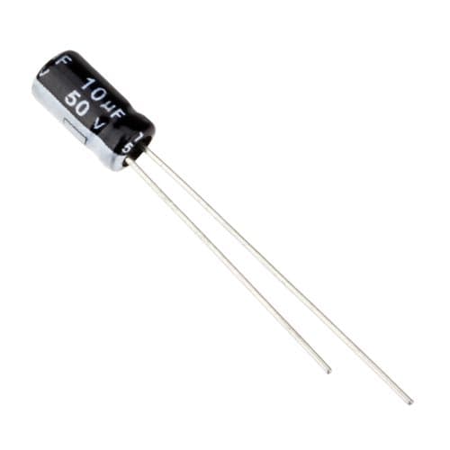 10µF 50V Electrolytic Capacitor - Image 1
