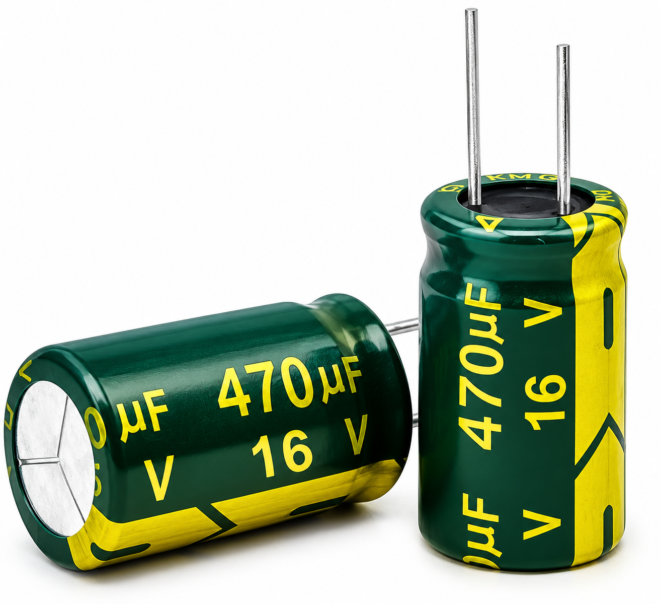 470µF 16V Electrolytic Capacitor - Image 1