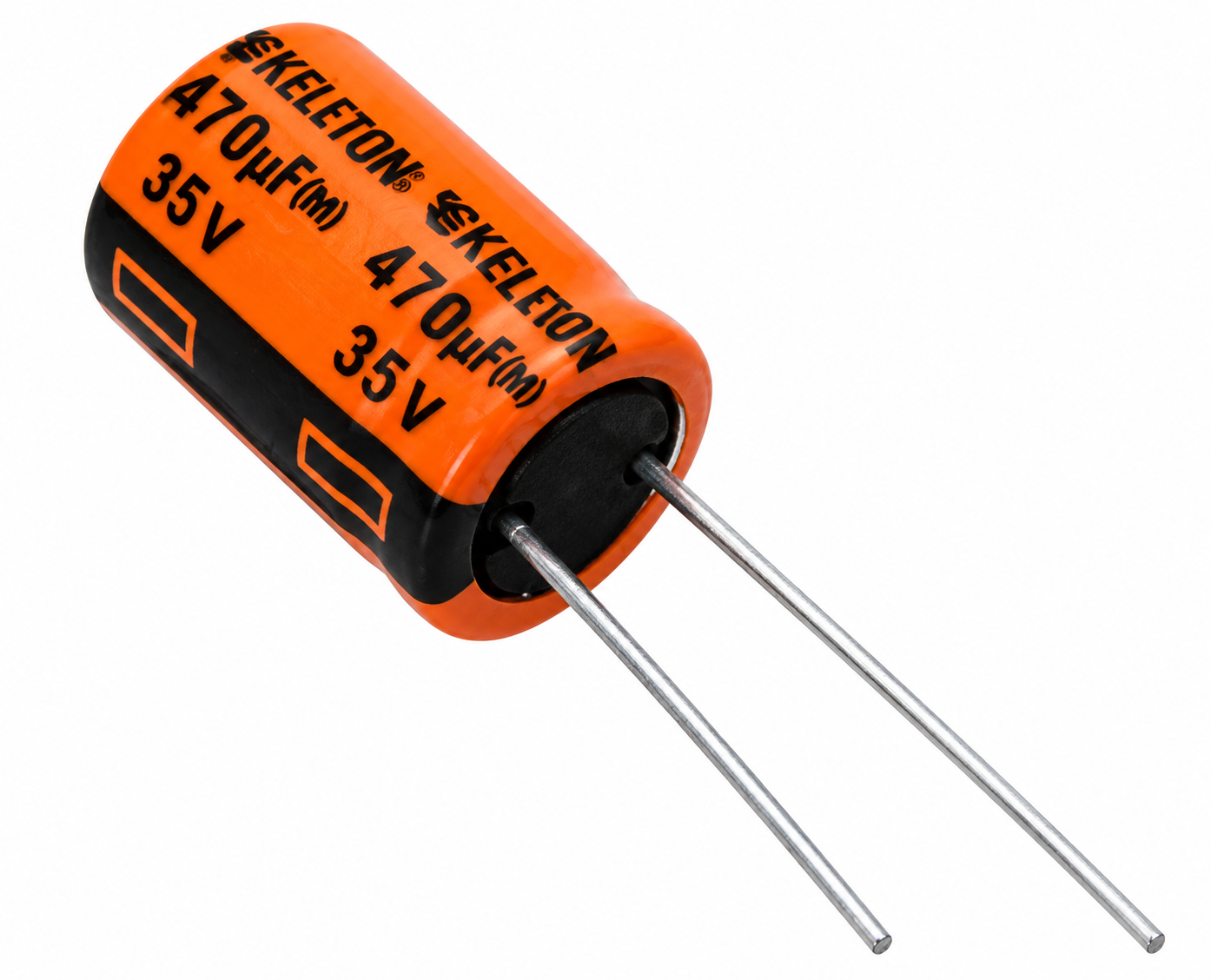 470µF 35V Electrolytic Capacitor - Image 1