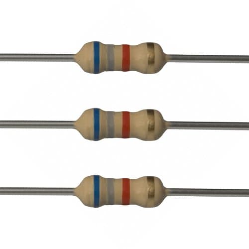 Resistor 6.8KΩ 0.25W - Image 1