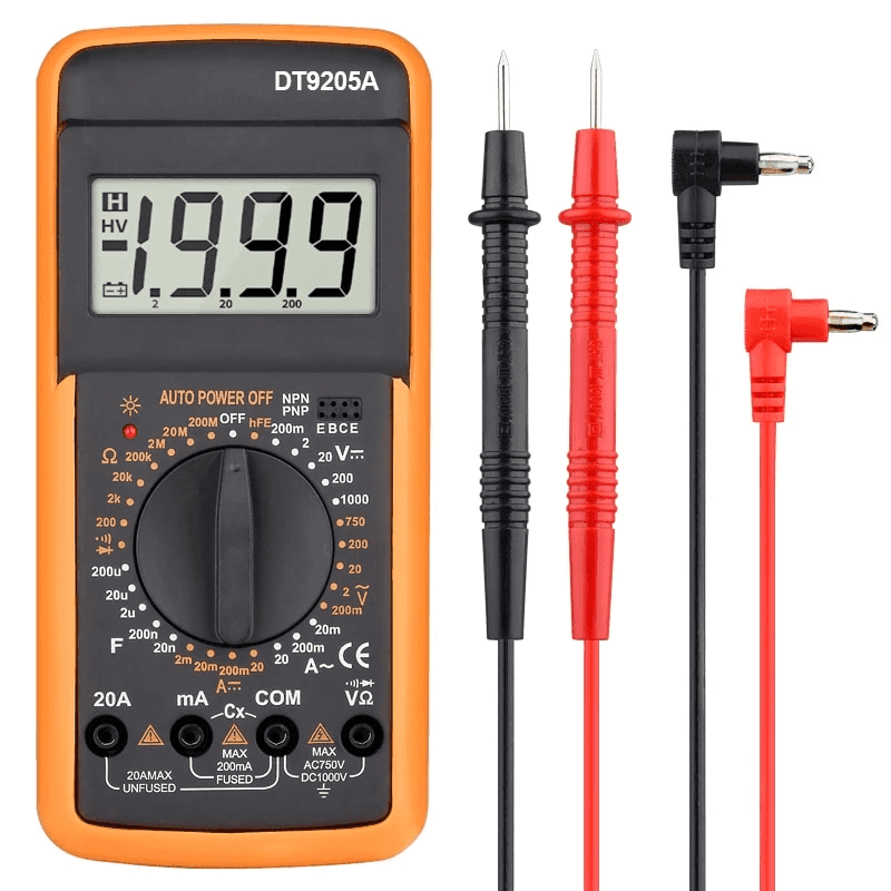 DT9205A MULTIMETER (Battery Included) - Image 1