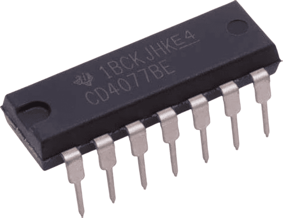 IC 4077 (Quad 2-Input XNOR Gate) - Image 1