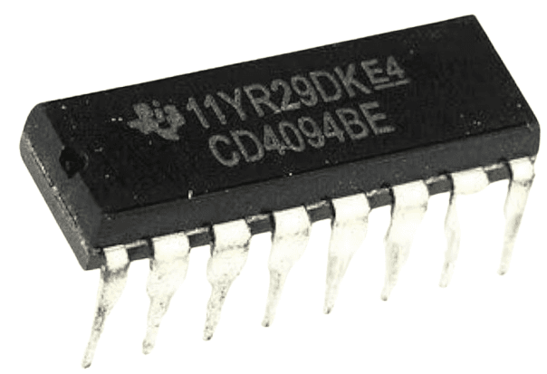 IC 4094 (8-Bit Shift Register with Latch) - Image 1