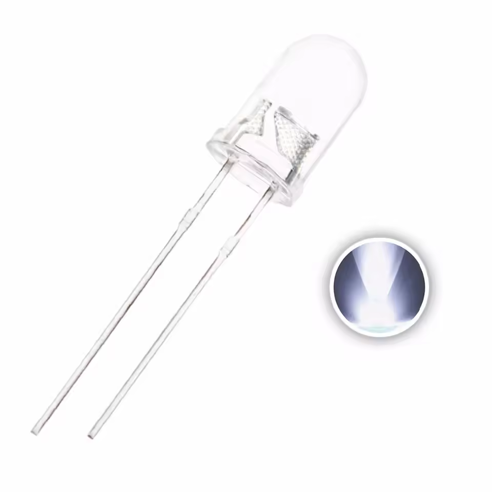 LED White (5mm) - Image 1