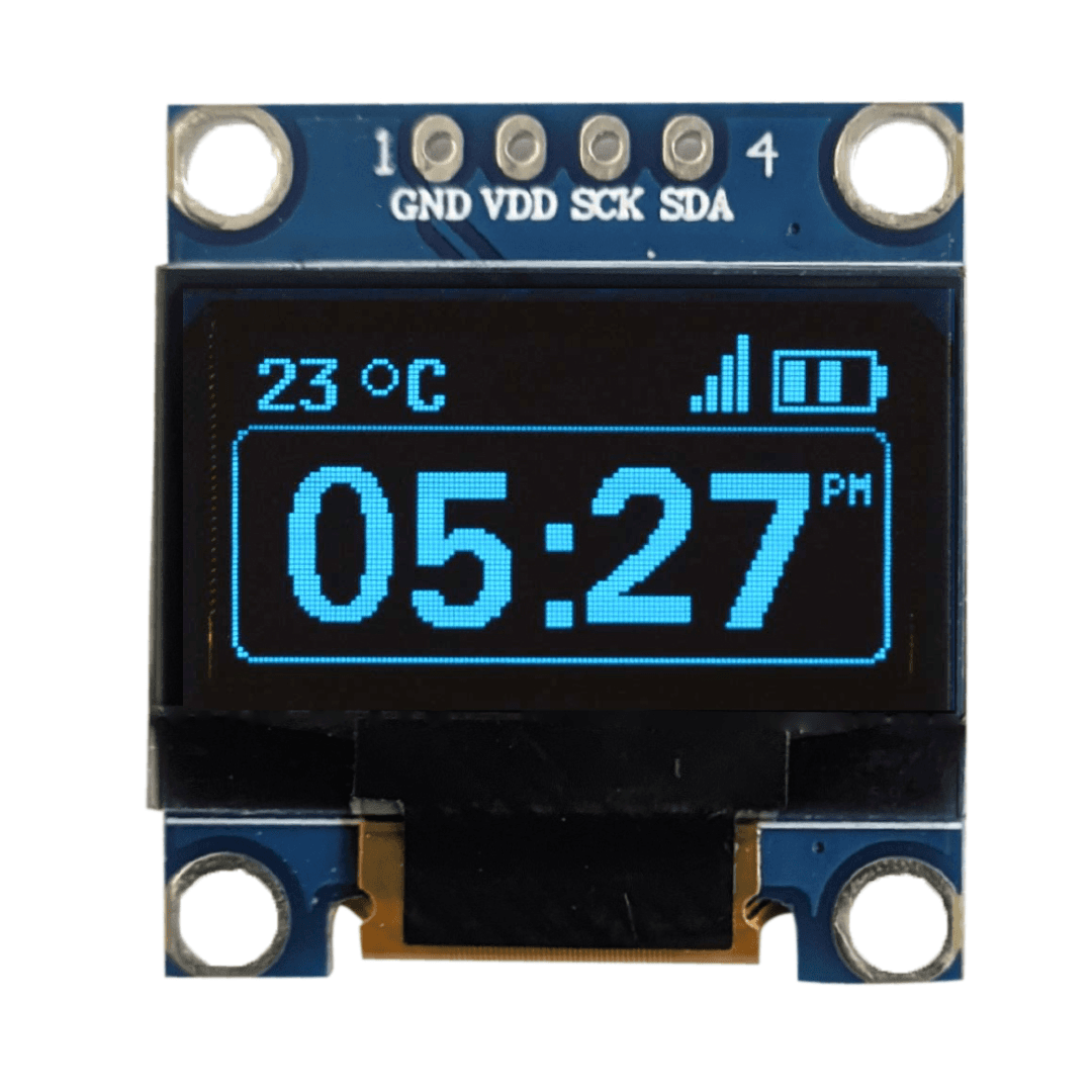 OLED Display Blue I2C 128x64 0.96 inch - Image 1